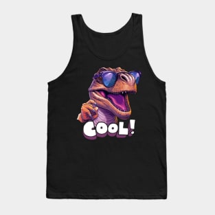 Cool T-Rex With Sunglasses Tank Top